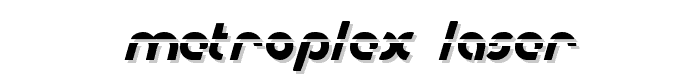 Metroplex Laser font